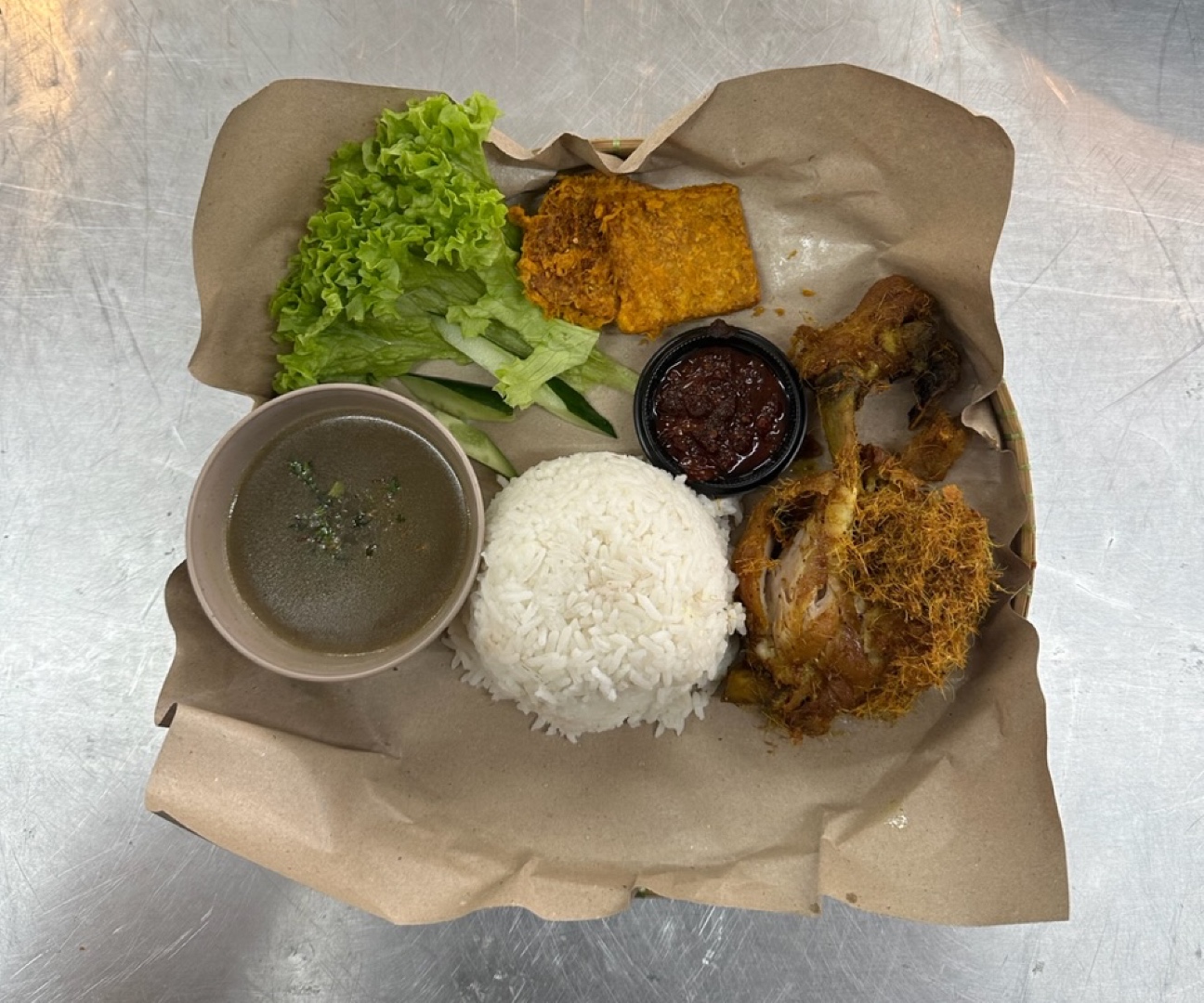 Set Nasi Ayam Penyet